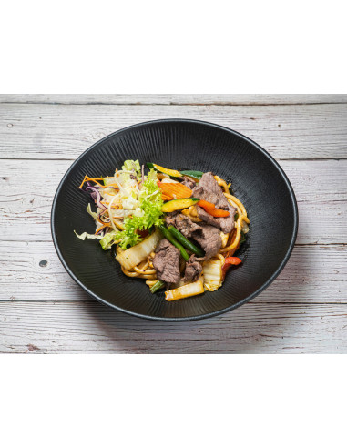 41.Spicy Udon Yaki mit Rindfleisch