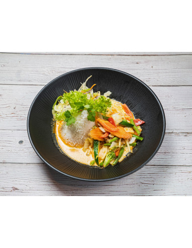 62.Rotes Thai Curry mit Garnelen