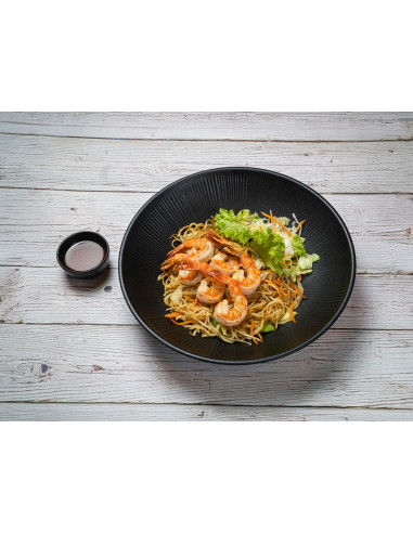 42.Yaki Soba Nudeln mit Garnelen